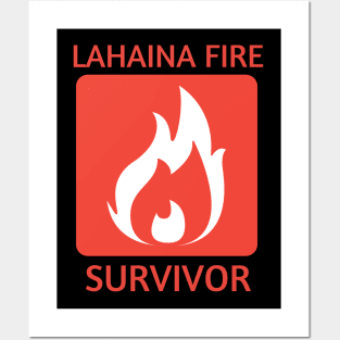 Lahaina Fire Survivor Posters and Art